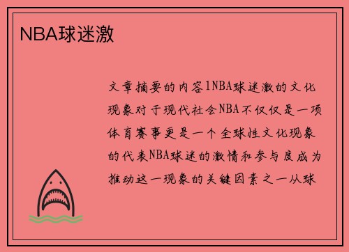 NBA球迷激